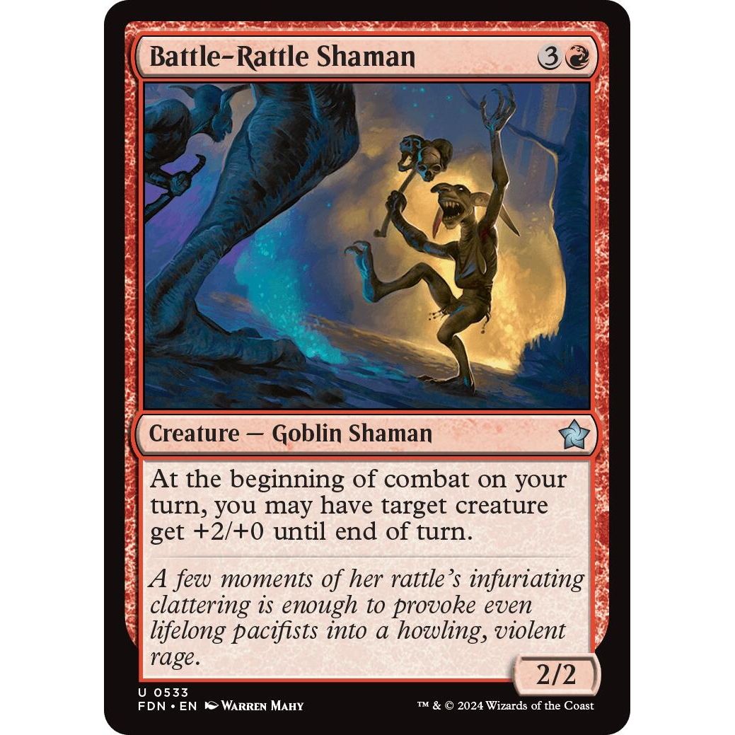 Image for Battle-Rattle Shaman (533) (FDN) - Magic: The Gathering