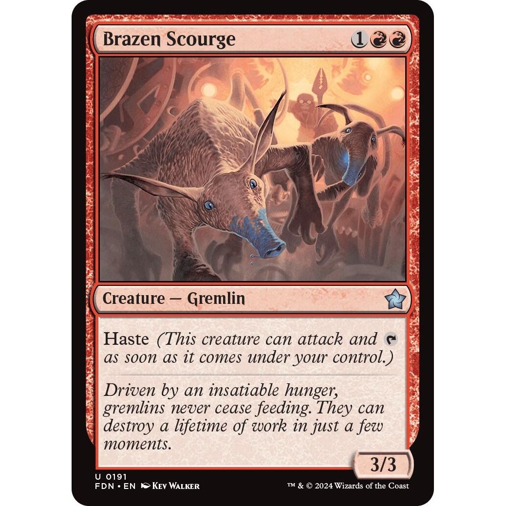Image for Brazen Scourge (191) (FDN) - Magic: The Gathering