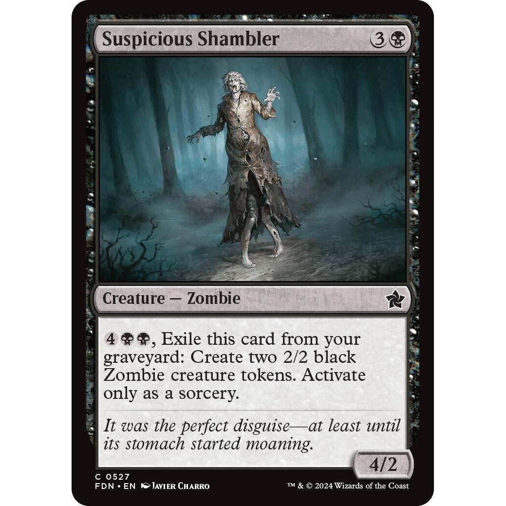 Image for Suspicious Shambler (527) (FDN) - Magic: The Gathering