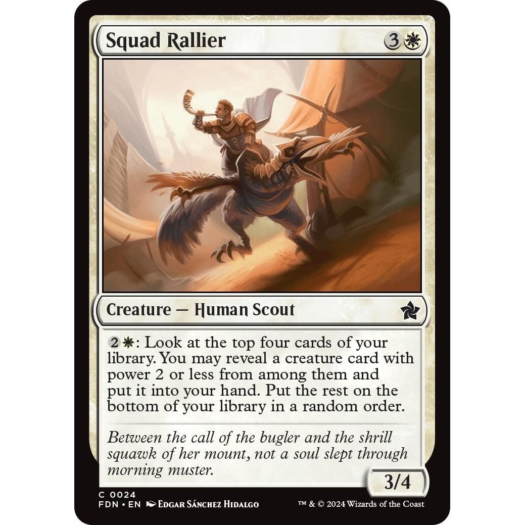 Image for Squad Rallier (24) (FDN) - Magic: The Gathering