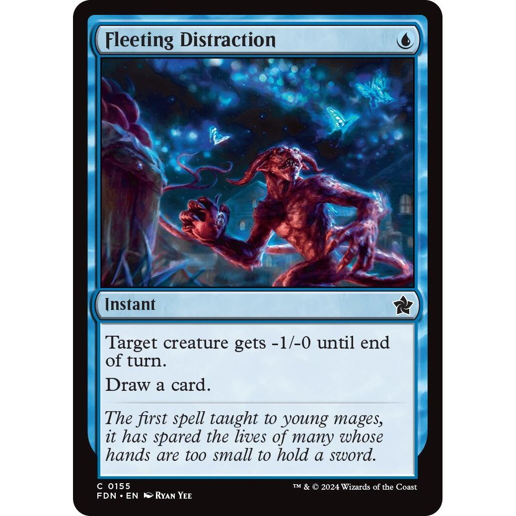 Image for Fleeting Distraction (155) (FDN) - Magic: The Gathering