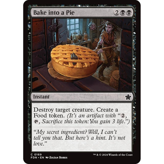 Image for Bake into a Pie (169) (FDN) - Magic: The Gathering
