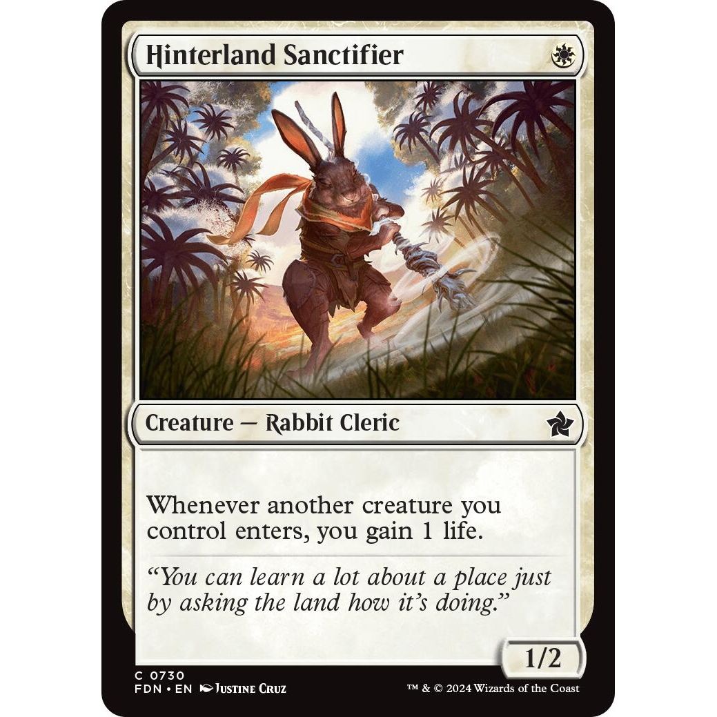 Image for Hinterland Sanctifier (730) (FDN) - Magic: The Gathering