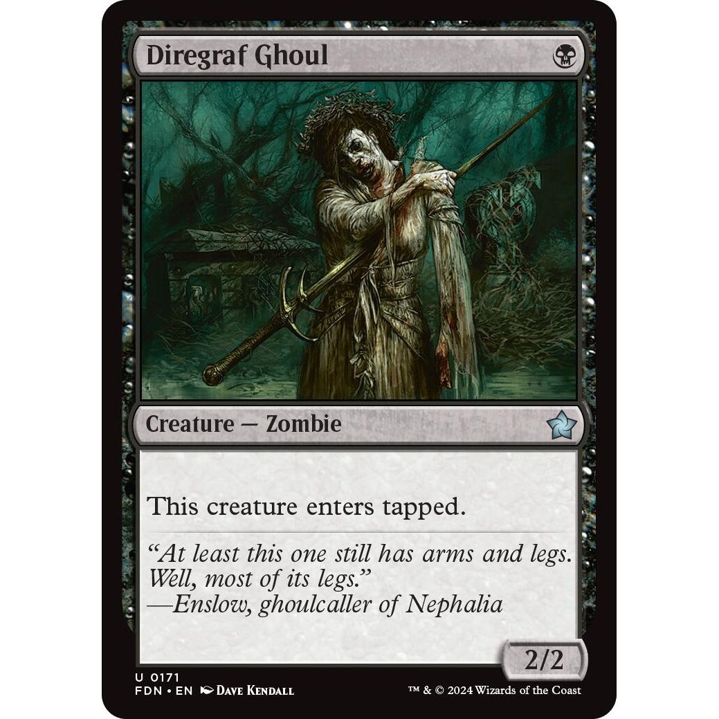 Image for Diregraf Ghoul (171) (FDN) - Magic: The Gathering