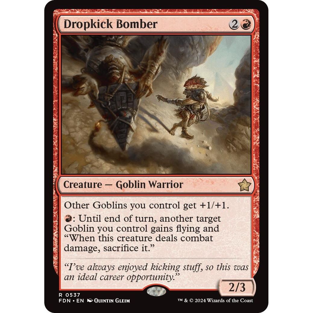 Image for Dropkick Bomber (537) (FDN) - Magic: The Gathering