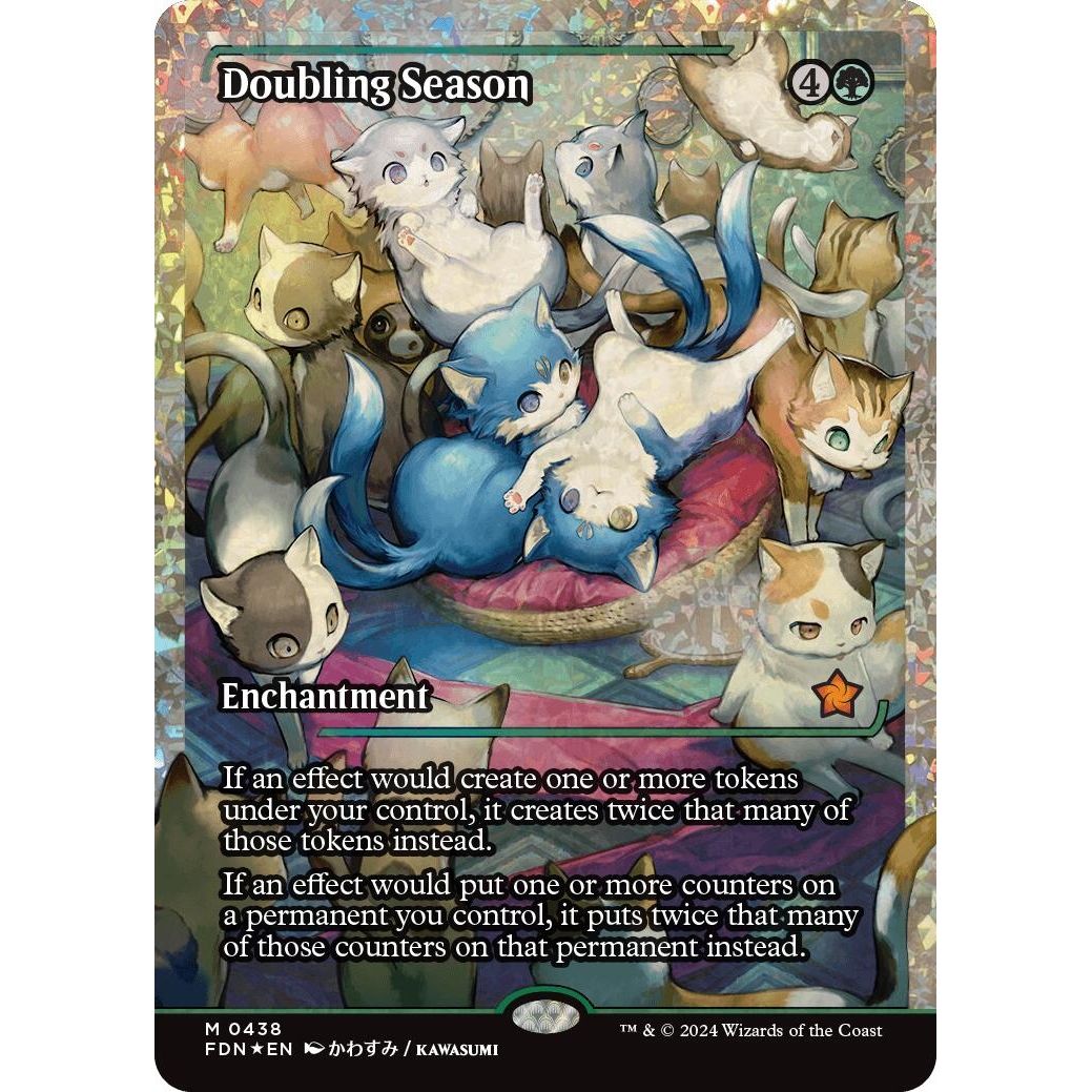Image for Doubling Season (Showcase) (Fracture Foil) (438) (FDN) - Magic: The Gathering
