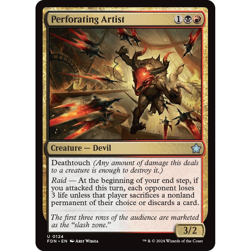 Image for Perforating Artist (124) (FDN) - Magic: The Gathering