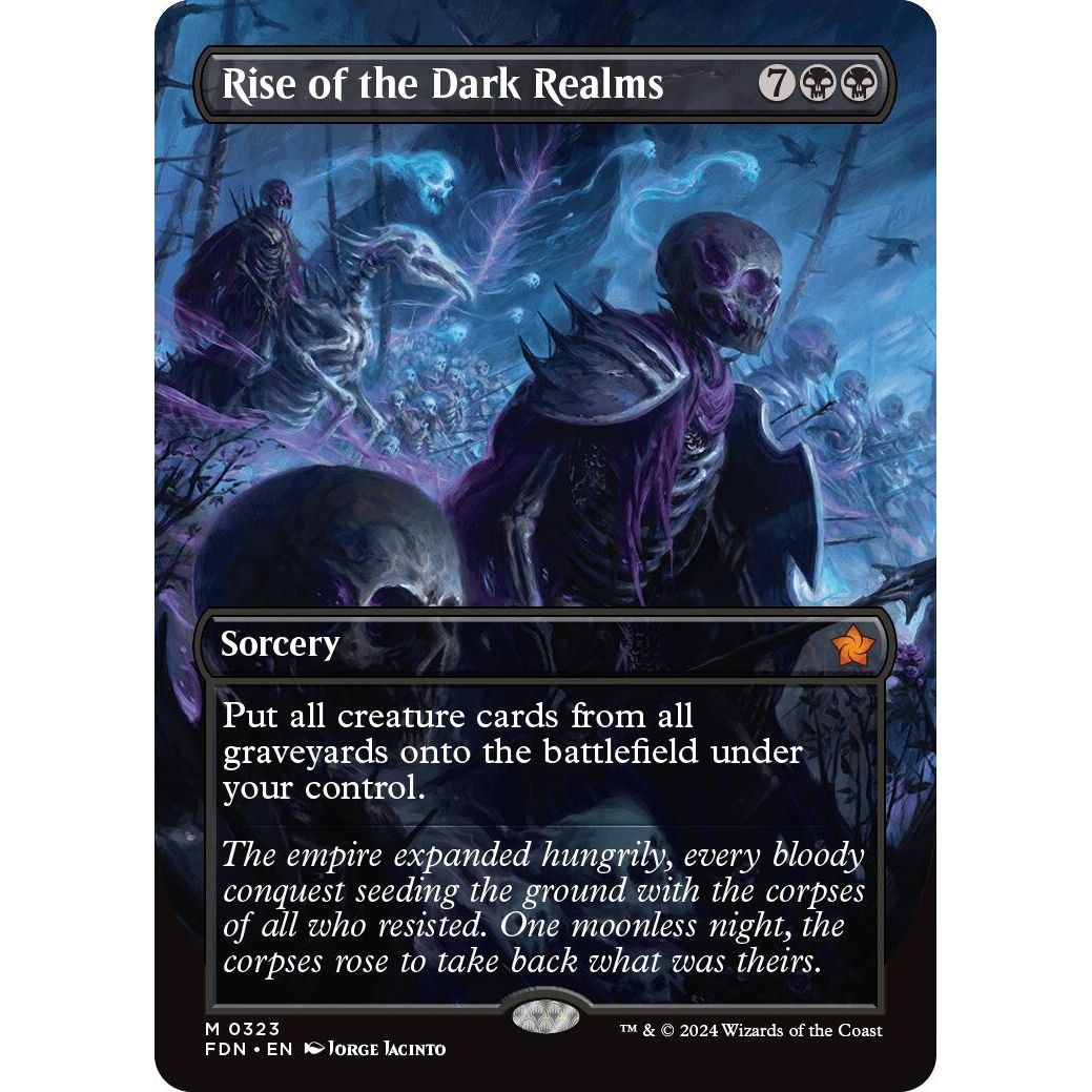 Image for Rise of the Dark Realms (Borderless) (323) (FDN) - Magic: The Gathering