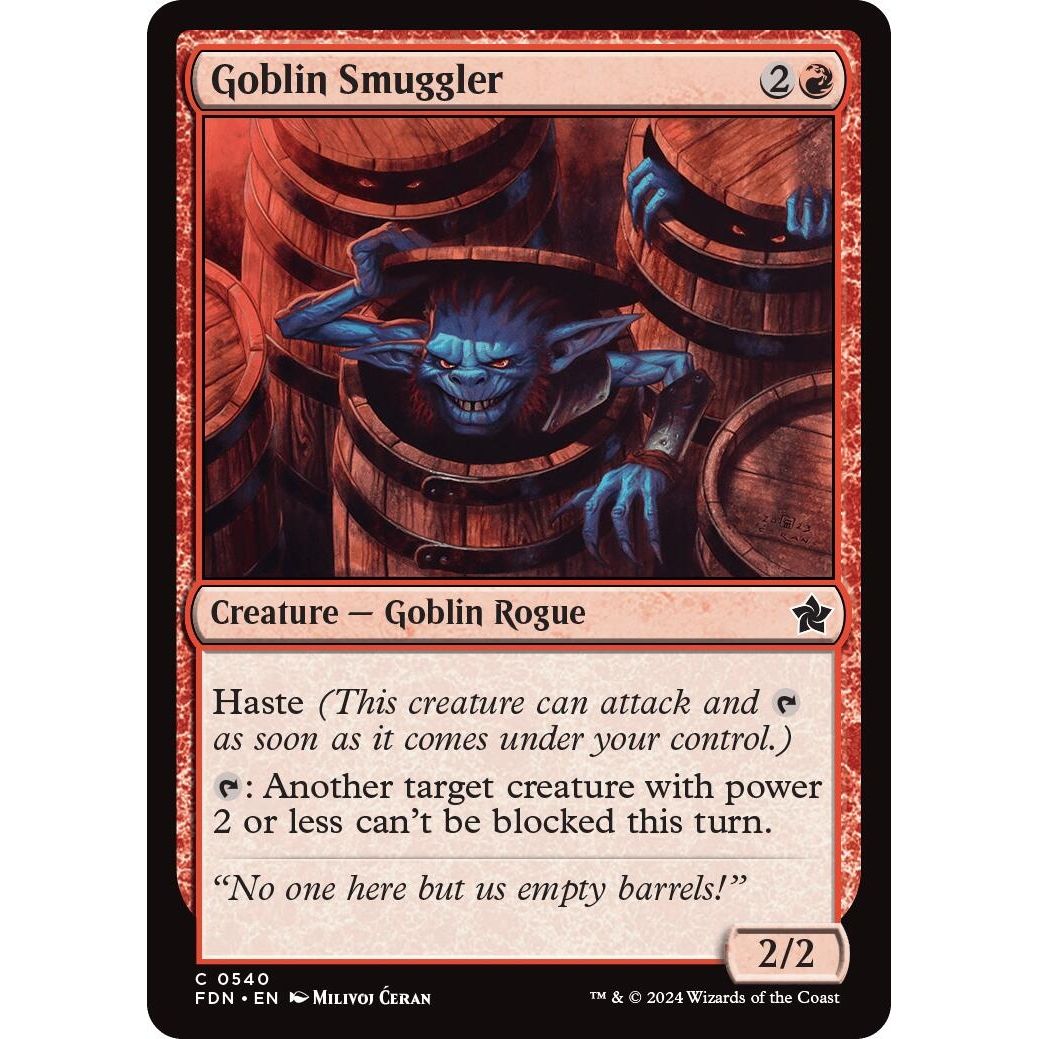 Image for Goblin Smuggler (540) (FDN) - Magic: The Gathering