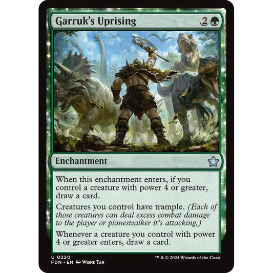 Image for Garruk's Uprising (220) (FDN) - Magic: The Gathering