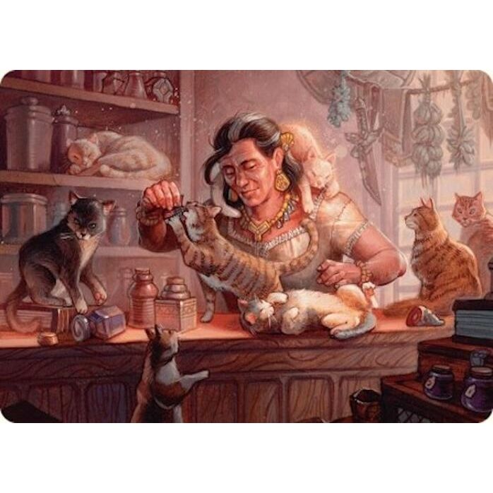 Image for Cat Collector Art Card (1/54) (1) (ASFDN) - Magic: The Gathering