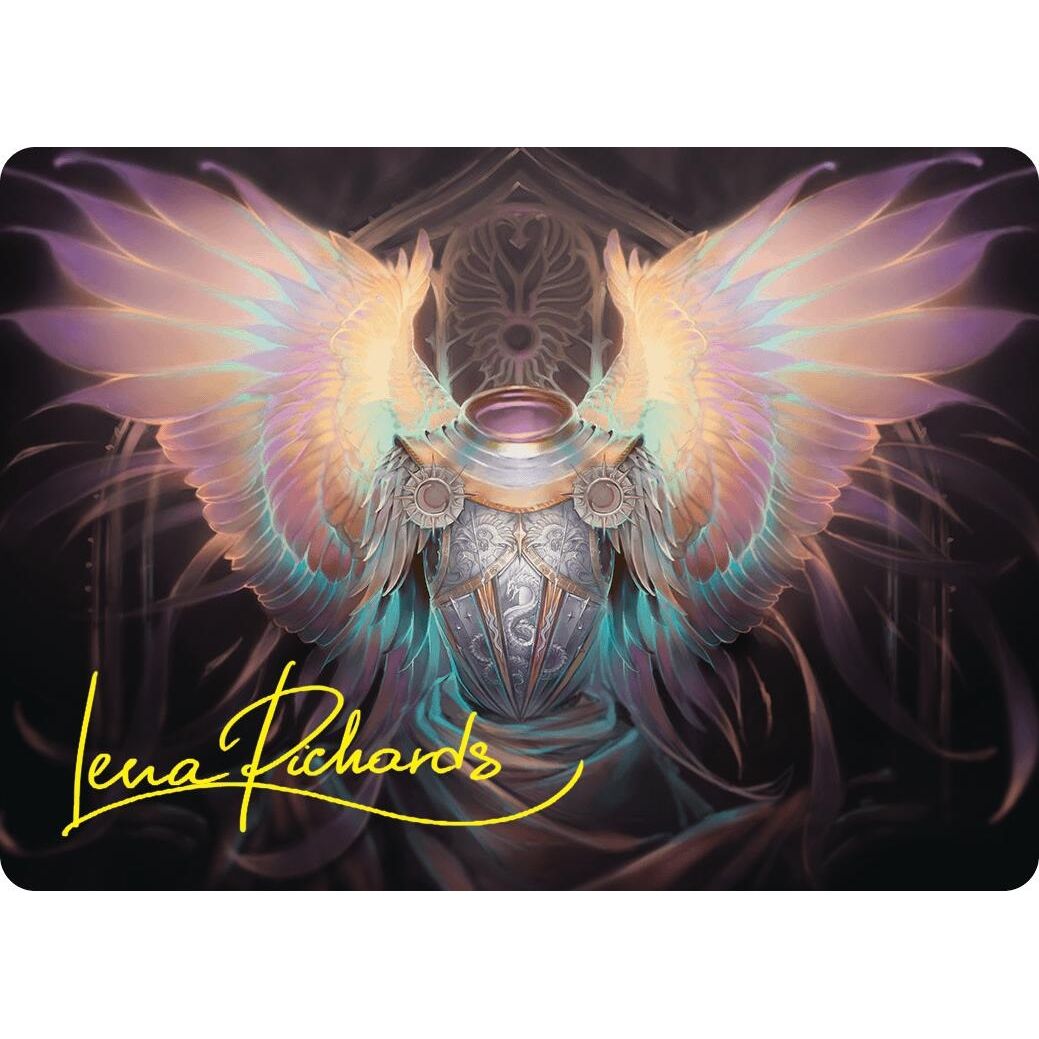 Image for Celestial Armor Art Card (2/54) (Gold-Stamped Signature) (2) (ASFDN) - Magic: The Gathering