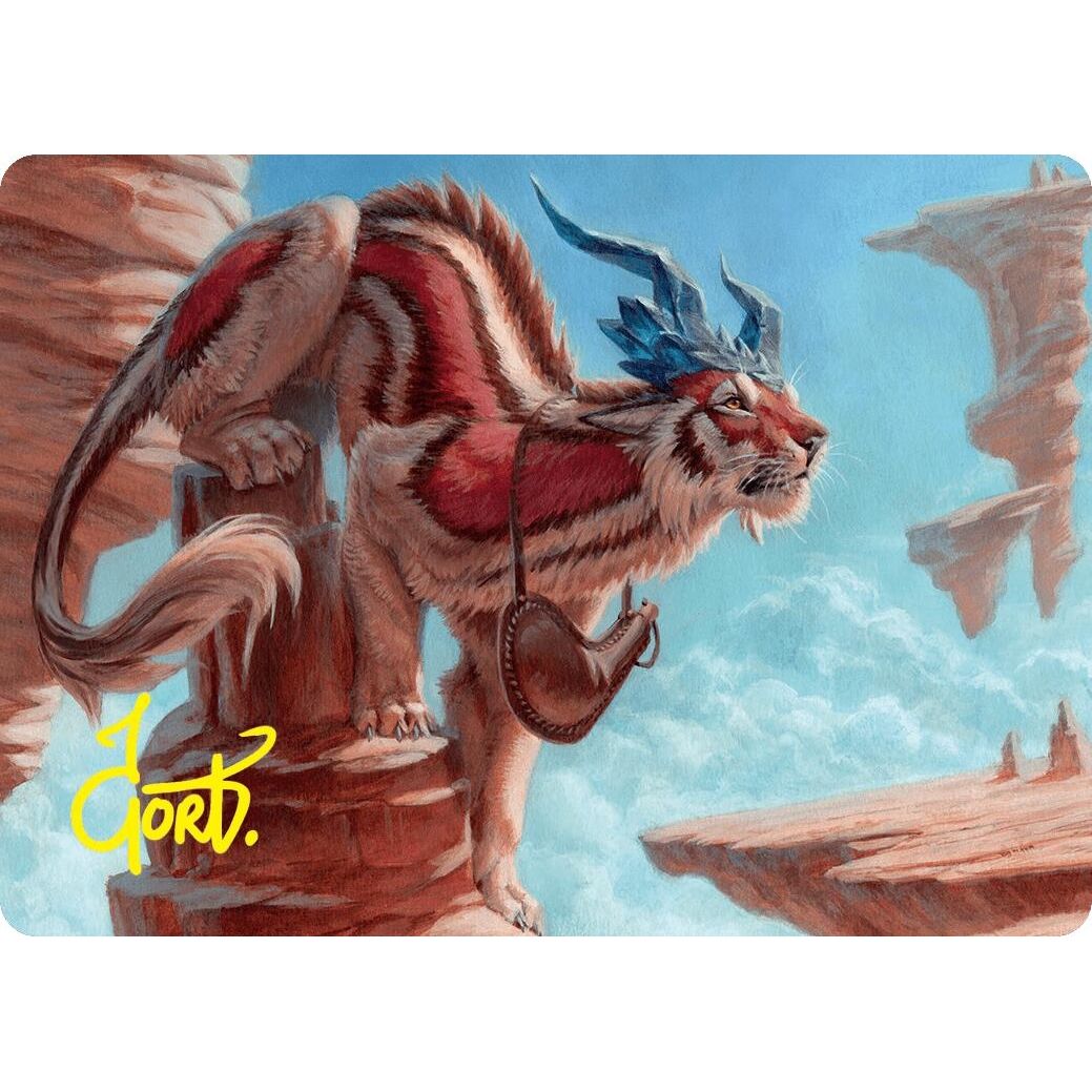 Image for Felidar Savior Art Card (3/54) (Gold-Stamped Signature) (3) (ASFDN) - Magic: The Gathering