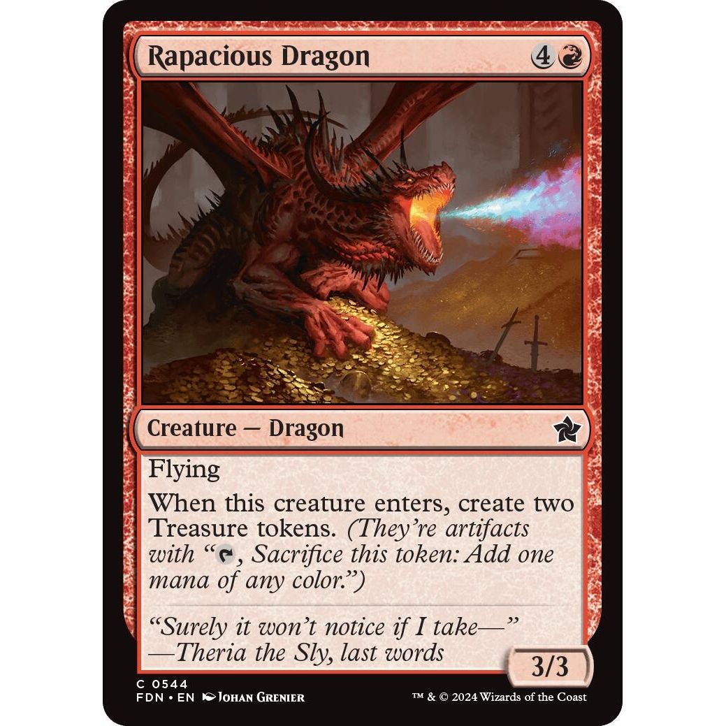 Image for Rapacious Dragon (544) (FDN) - Magic: The Gathering