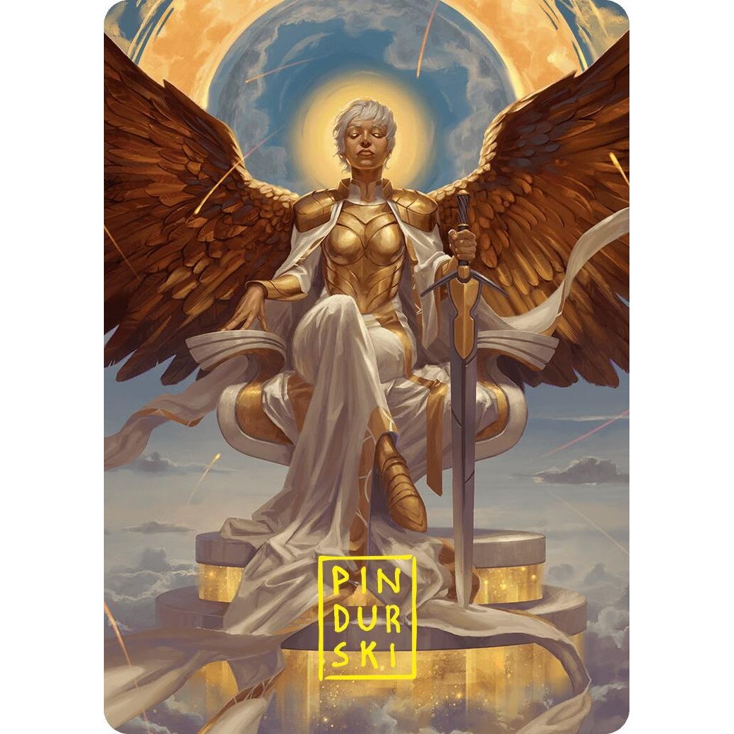 Image for Herald of Eternal Dawn Art Card (27/54) (Gold-Stamped Signature) (27) (ASFDN) - Magic: The Gathering