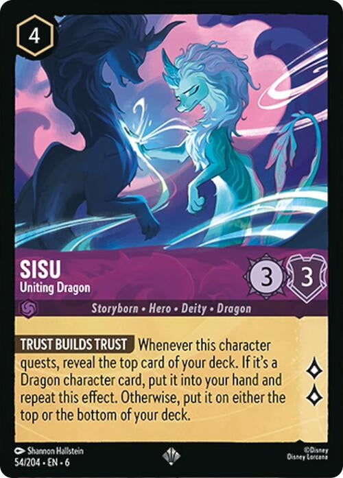 Image for Sisu - Uniting Dragon (54/204) (6) - Disney Lorcana