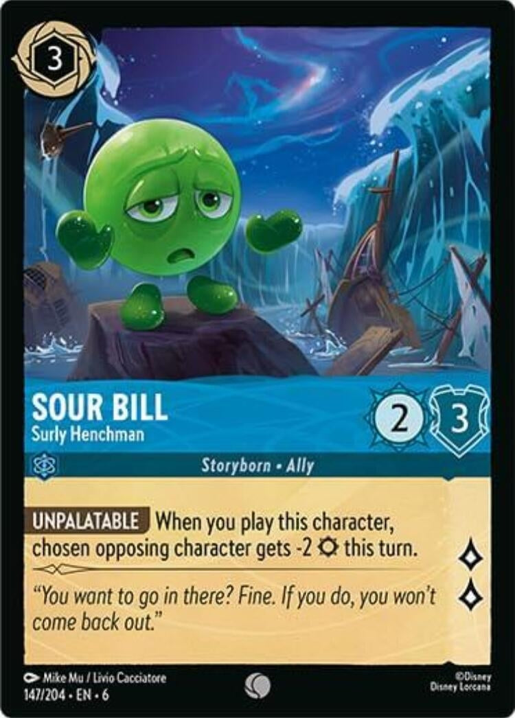 Image for Sour Bill - Surly Henchman (147/204) (6) - Disney Lorcana