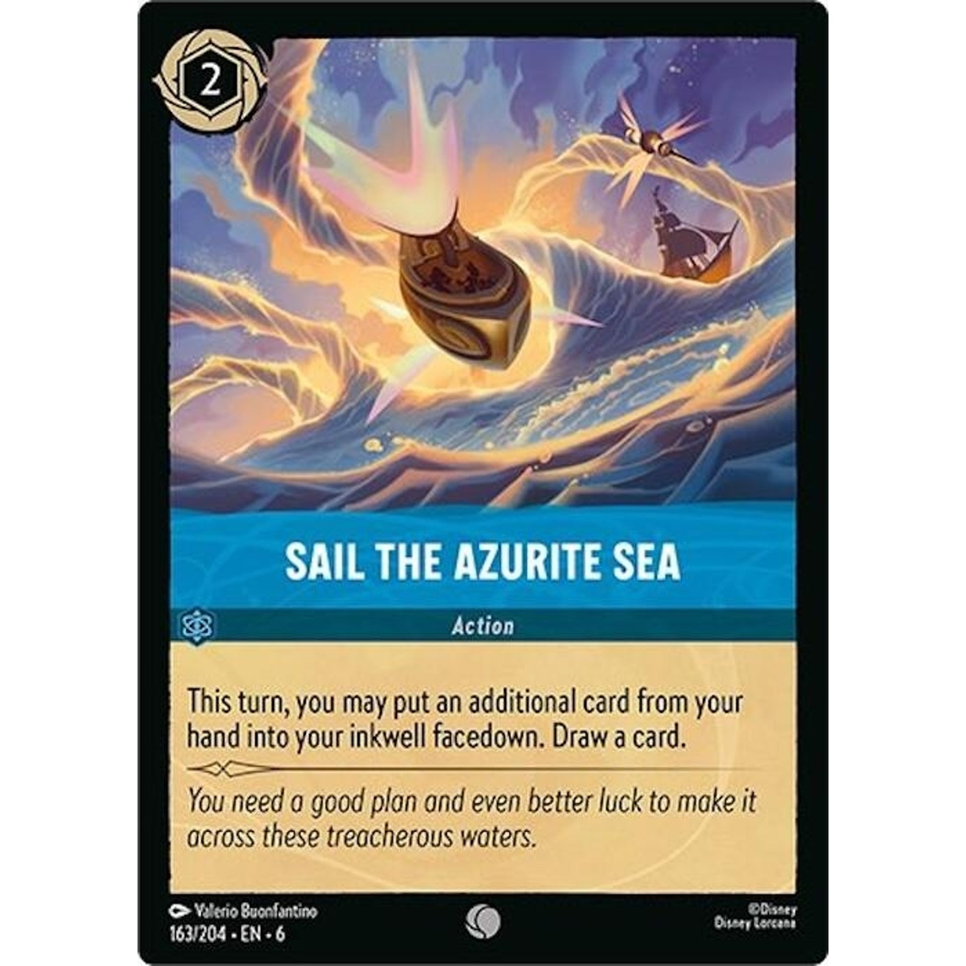 Image for Sail the Azurite Sea (163/204) (6) - Disney Lorcana