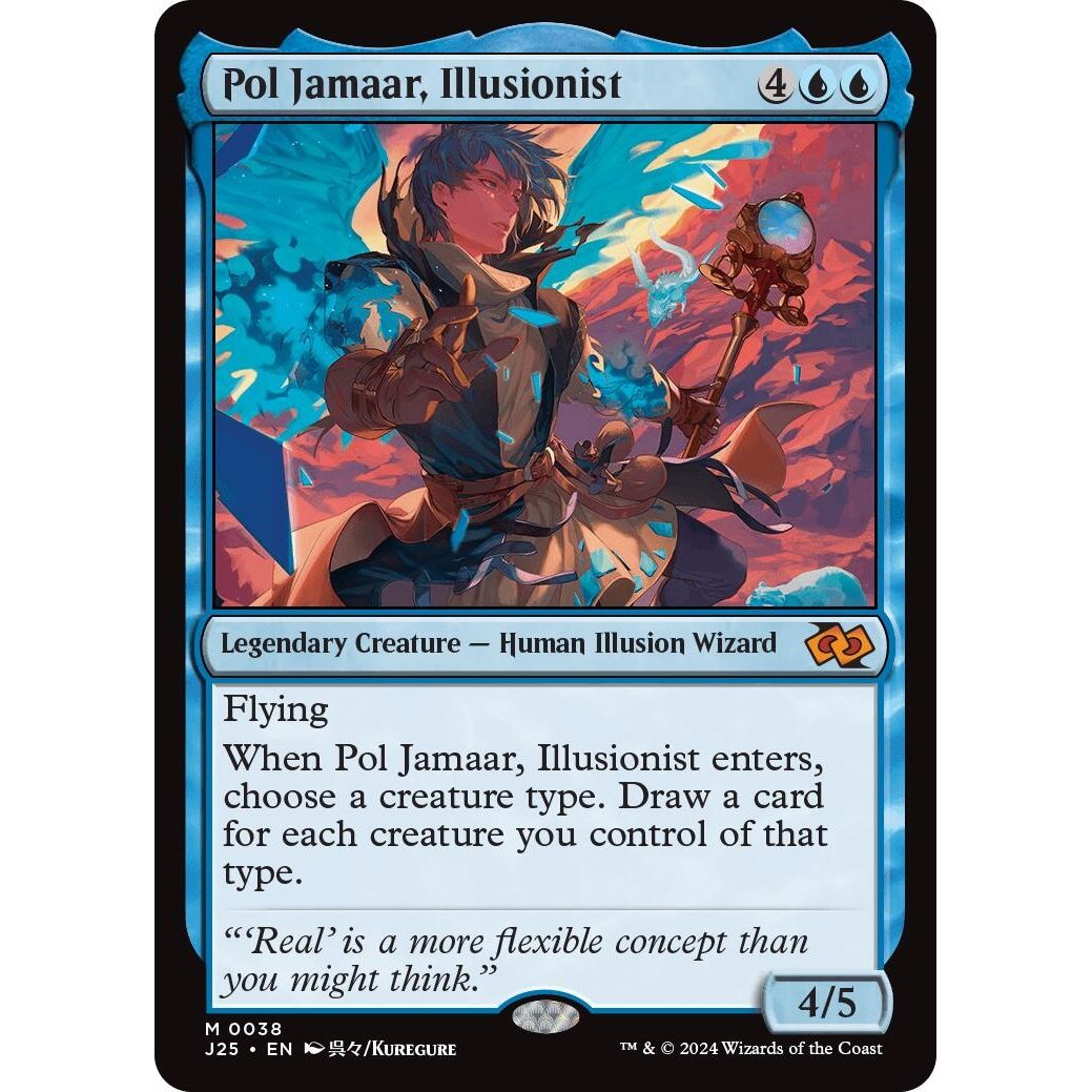 Image for Pol Jamaar, Illusionist (Anime) (38) (J25) - Magic: The Gathering