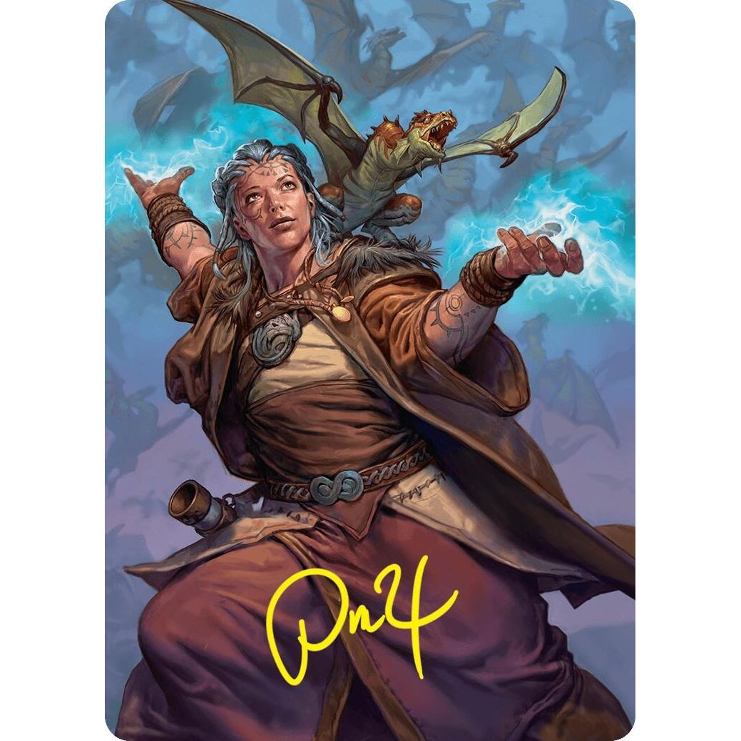Image for Drake Hatcher 2 Art Card (29/54) (Gold-Stamped Signature) (29) (ASFDN) - Magic: The Gathering