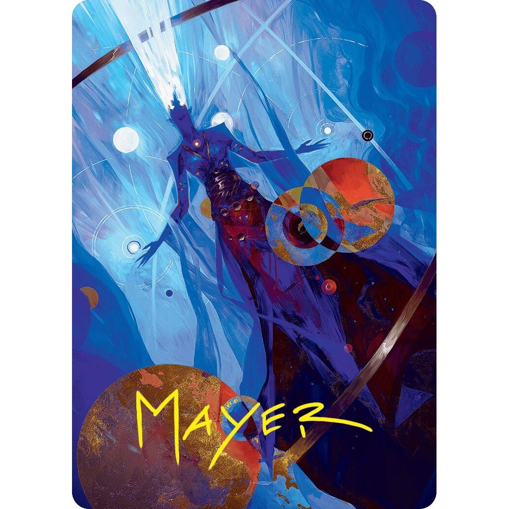 Image for Omniscience Art Card (32/54) (Gold-Stamped Signature) (32) (ASFDN) - Magic: The Gathering