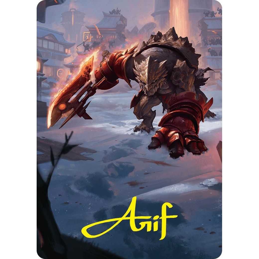 Image for Searslicer Goblin Art Card (39/54) (Gold-Stamped Signature) (39) (ASFDN) - Magic: The Gathering