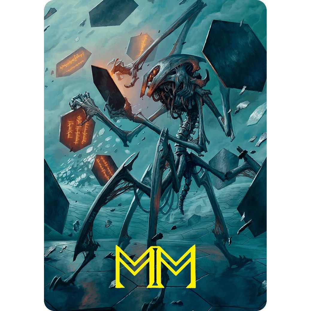 Image for Scrawling Crawler Art Card (50/54) (Gold-Stamped Signature) (50) (ASFDN) - Magic: The Gathering