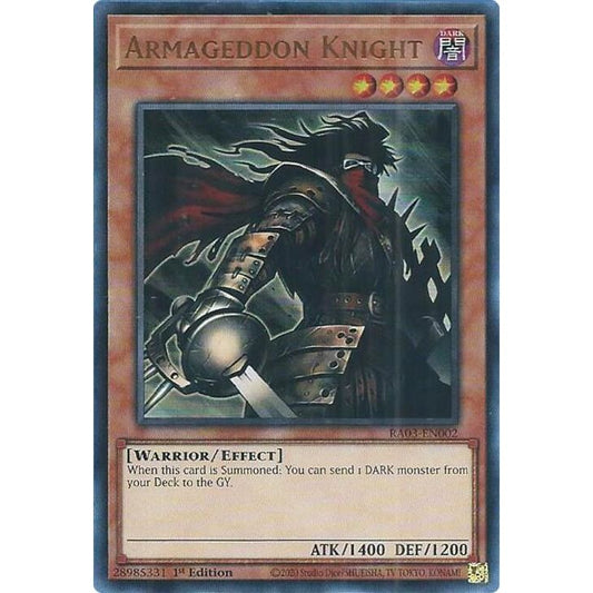 Image for Armageddon Knight (UR) (RA03-EN002) - YuGiOh