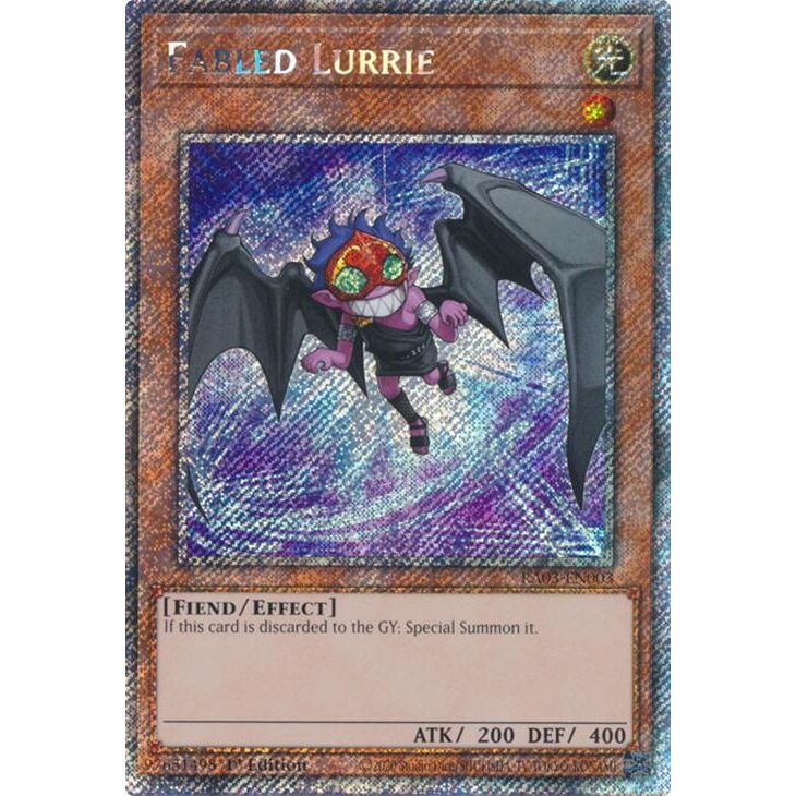 Image for Fabled Lurrie (Platinum Secret Rare) (RA03-EN003) - YuGiOh