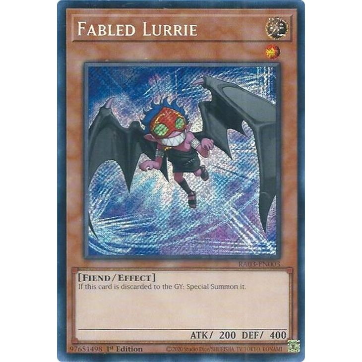Image for Fabled Lurrie (Secret Rare) (RA03-EN003) - YuGiOh