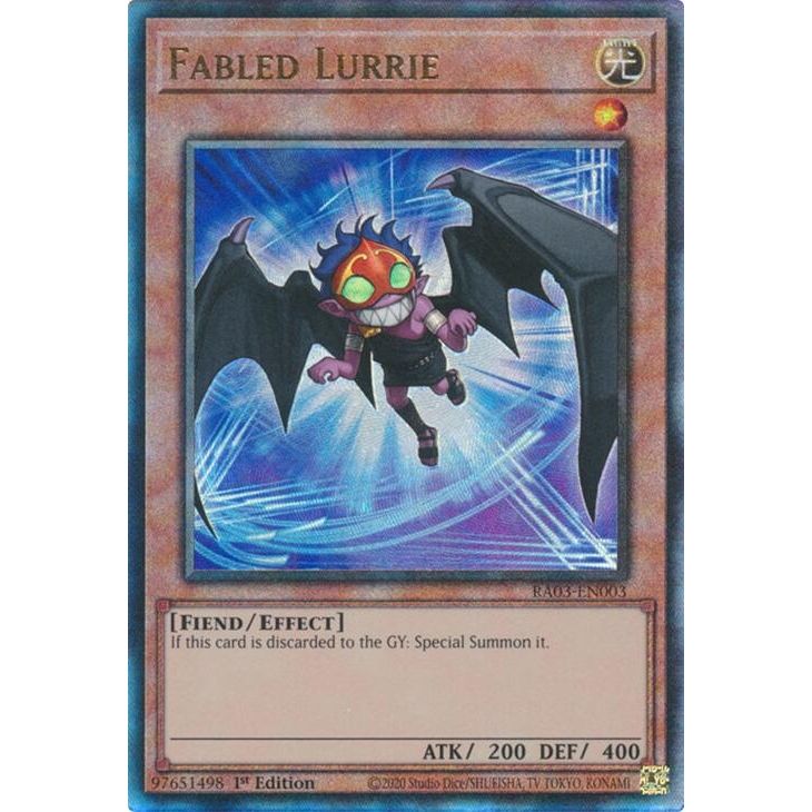 Image for Fabled Lurrie (PUR) (RA03-EN003) - YuGiOh