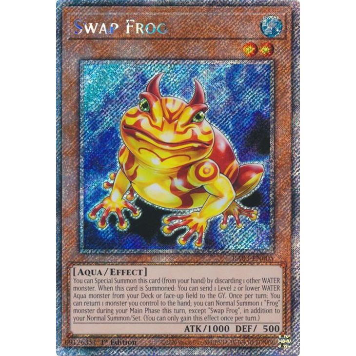 Image for Swap Frog (Platinum Secret Rare) (RA03-EN005) - YuGiOh