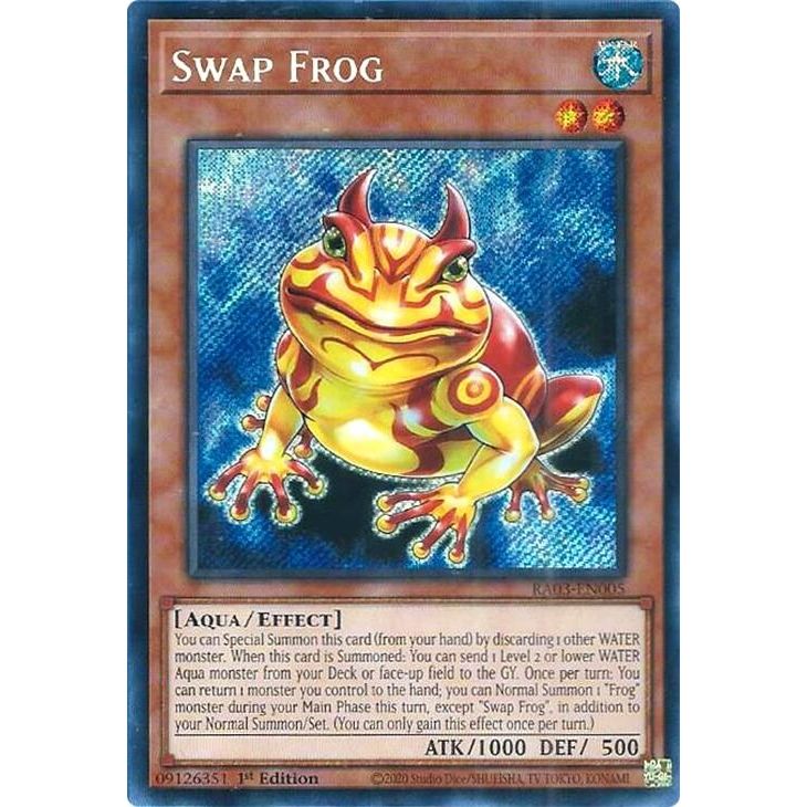 Image for Swap Frog (Secret Rare) (RA03-EN005) - YuGiOh