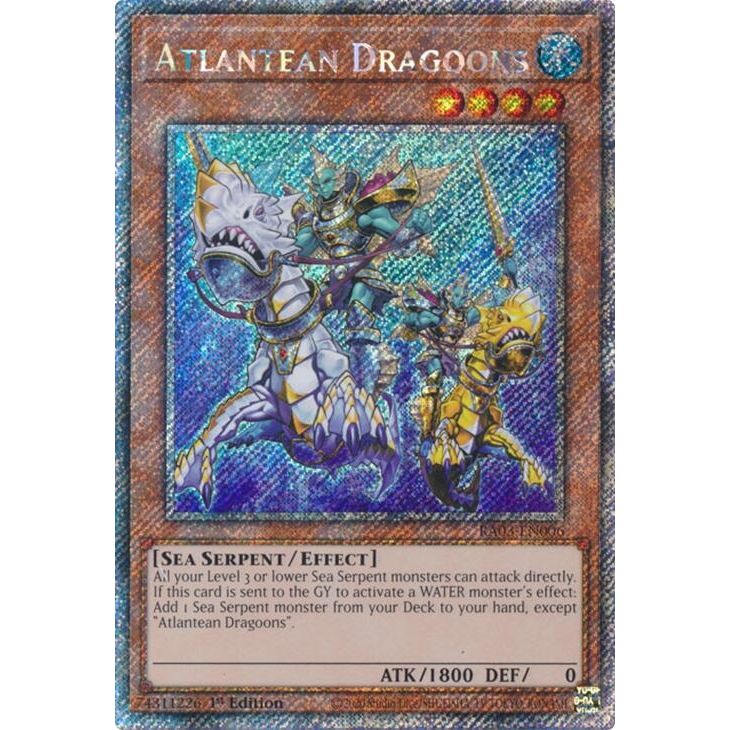Image for Atlantean Dragoons (Platinum Secret Rare) (RA03-EN006) - YuGiOh