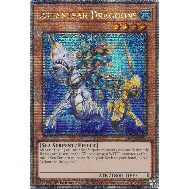 Image for Atlantean Dragoons (Quarter Century Secret Rare) (RA03-EN006) - YuGiOh