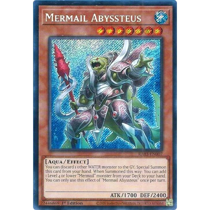 Image for Mermail Abyssteus (Secret Rare) (RA03-EN007) - YuGiOh