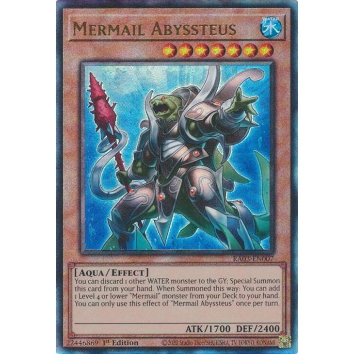 Image for Mermail Abyssteus (PUR) (RA03-EN007) - YuGiOh