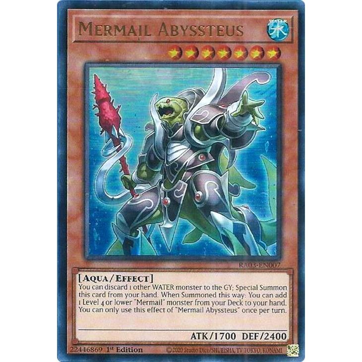 Image for Mermail Abyssteus (UR) (RA03-EN007) - YuGiOh