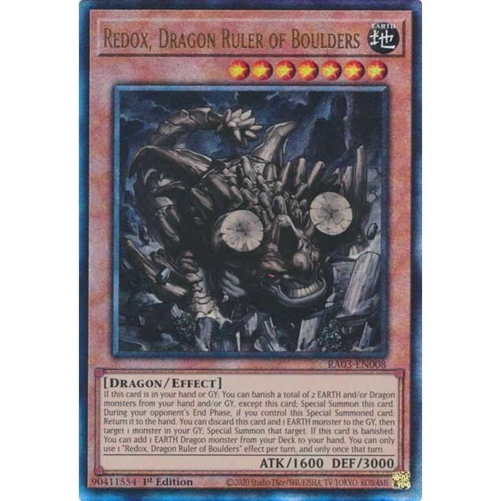Image for Redox, Dragon Ruler of Boulders (PUR) (RA03-EN008) - YuGiOh