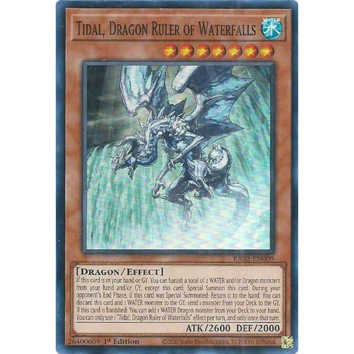 Image for Tidal, Dragon Ruler of Waterfalls (RA03-EN009) - YuGiOh