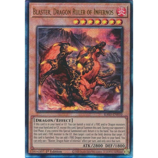 Image for Blaster, Dragon Ruler of Infernos (PUR) (RA03-EN010) - YuGiOh