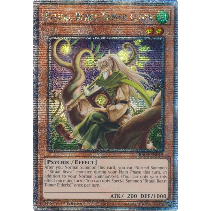 Image for Ritual Beast Tamer Elder (Quarter Century Secret Rare) (RA03-EN012) - YuGiOh