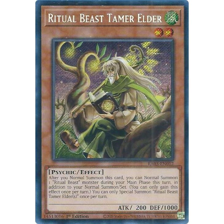 Image for Ritual Beast Tamer Elder (Secret Rare) (RA03-EN012) - YuGiOh