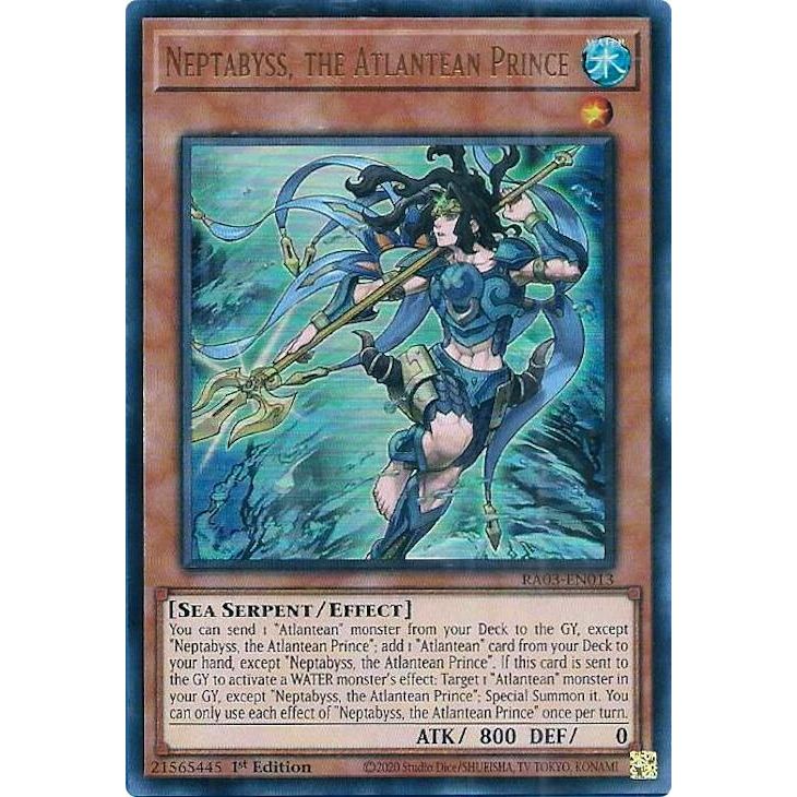 Image for Neptabyss, the Atlantean Prince (UR) (RA03-EN013) - YuGiOh