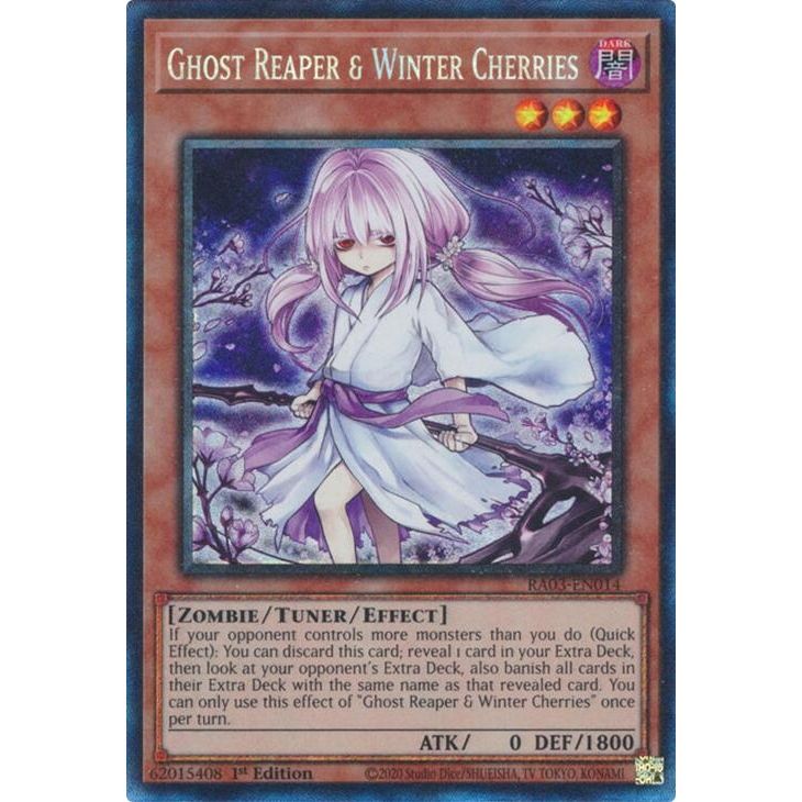 Image for Ghost Reaper & Winter Cherries (Alternate Art) (PCR) (RA03-EN014) - YuGiOh