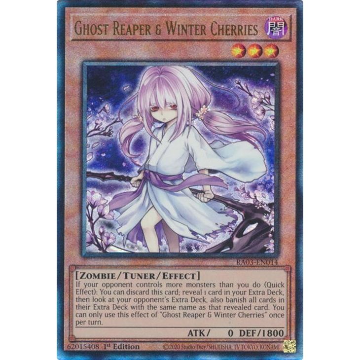 Image for Ghost Reaper & Winter Cherries (Alternate Art) (PUR) (RA03-EN014) - YuGiOh