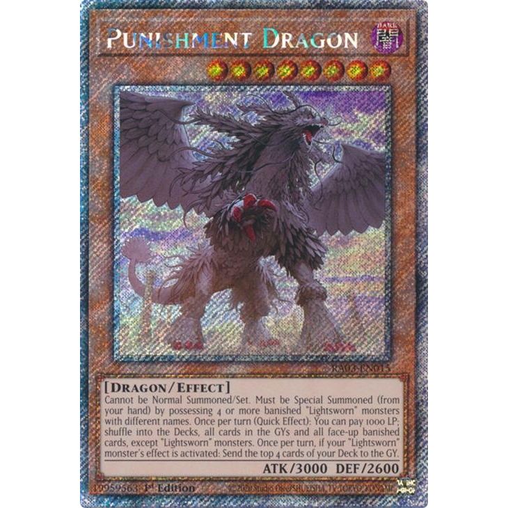 Image for Punishment Dragon (Platinum Secret Rare) (RA03-EN015) - YuGiOh