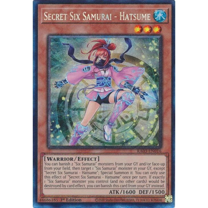 Image for Secret Six Samurai - Hatsume (PCR) (RA03-EN016) - YuGiOh