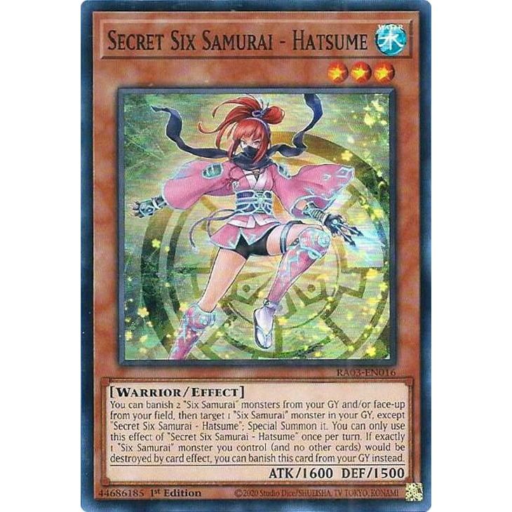 Image for Secret Six Samurai - Hatsume (RA03-EN016) - YuGiOh