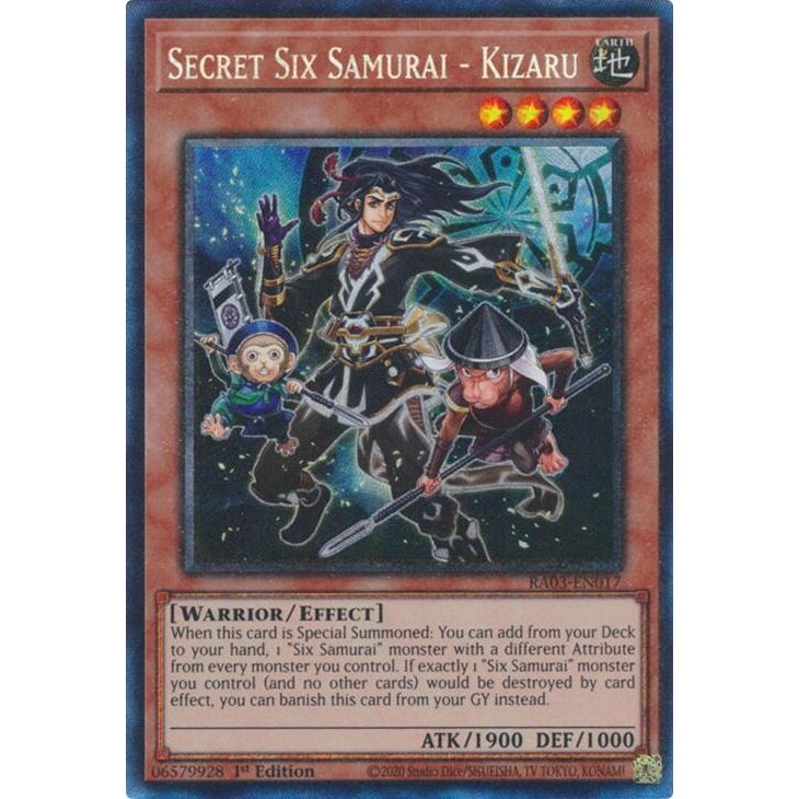 Image for Secret Six Samurai - Kizaru (PCR) (RA03-EN017) - YuGiOh